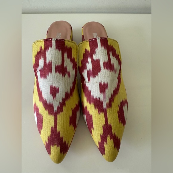 SUZANI ART SHOES Ikat Print  Mules Shoes 39/9 - Picture 1 of 5